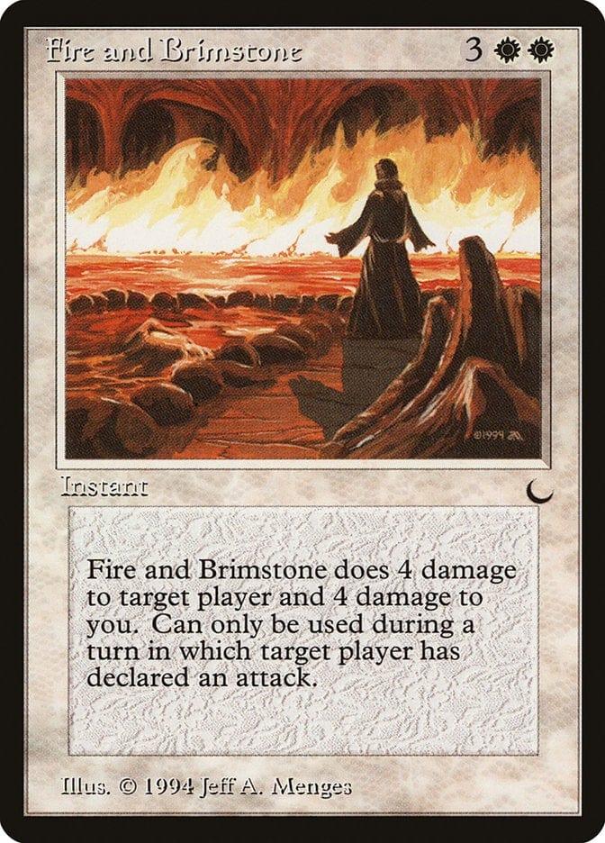 Magic: The Gathering MTG Single Fire and Brimstone [The Dark]