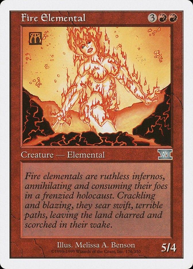 Magic: The Gathering MTG Single Fire Elemental [Classic Sixth Edition]