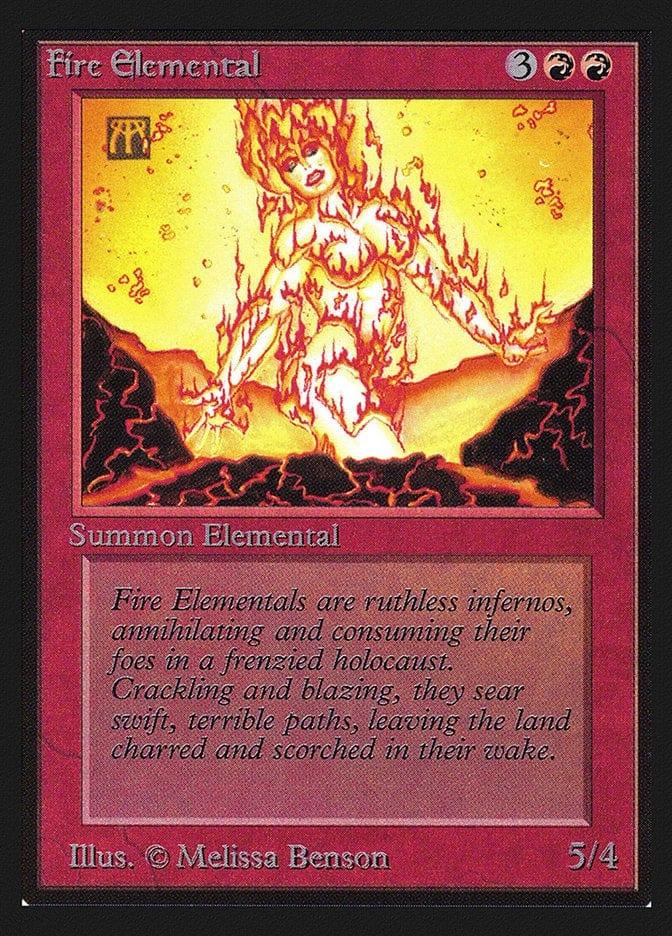 Magic: The Gathering MTG Single Fire Elemental [Collectors’ Edition]