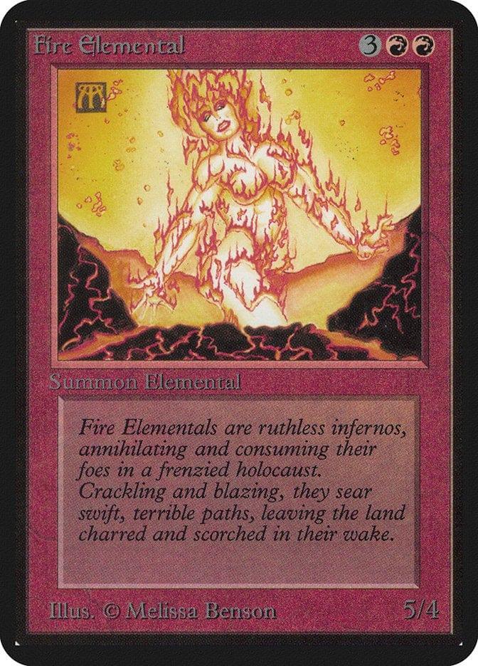 Magic: The Gathering MTG Single Fire Elemental [Limited Edition Alpha]