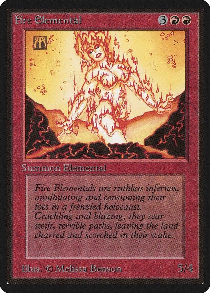 Magic: The Gathering MTG Single Fire Elemental [Limited Edition Beta]