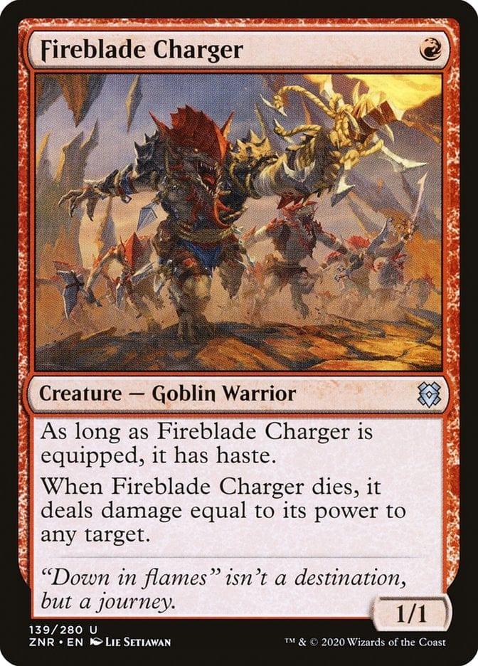 Magic: The Gathering MTG Single Fireblade Charger [Zendikar Rising]