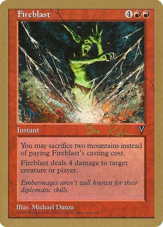 Magic: The Gathering MTG Single Fireblast [World Championship Decks 1998]