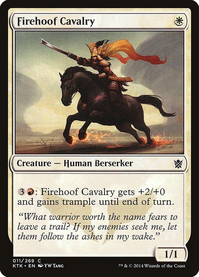 Magic: The Gathering MTG Single Firehoof Cavalry [Khans of Tarkir]