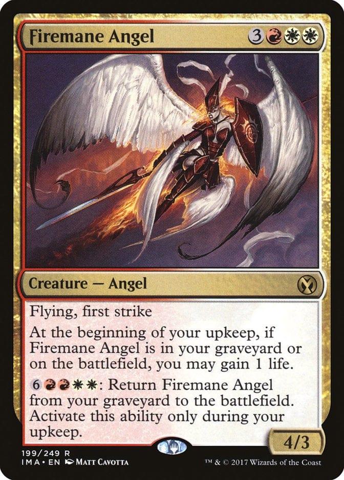 Magic: The Gathering MTG Single Firemane Angel [Iconic Masters]