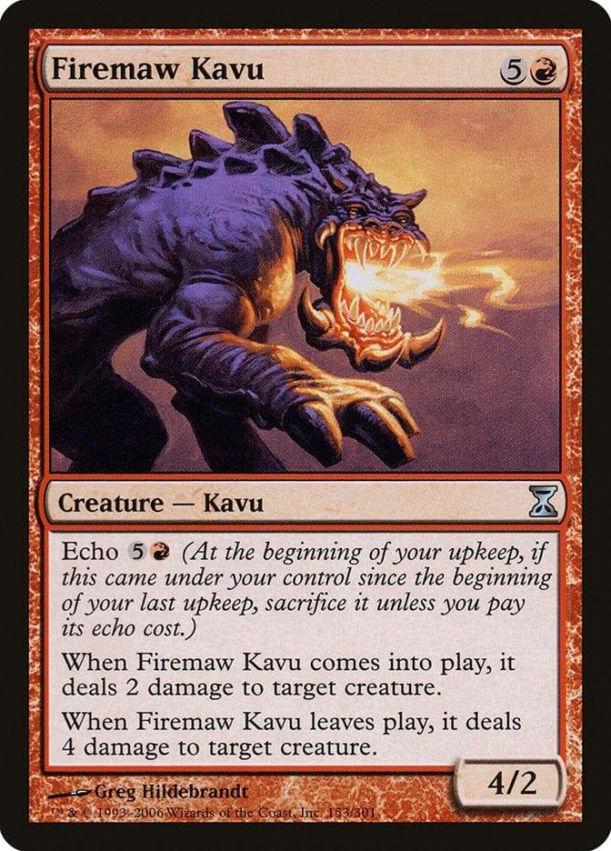Magic: The Gathering MTG Single Firemaw Kavu [Time Spiral]