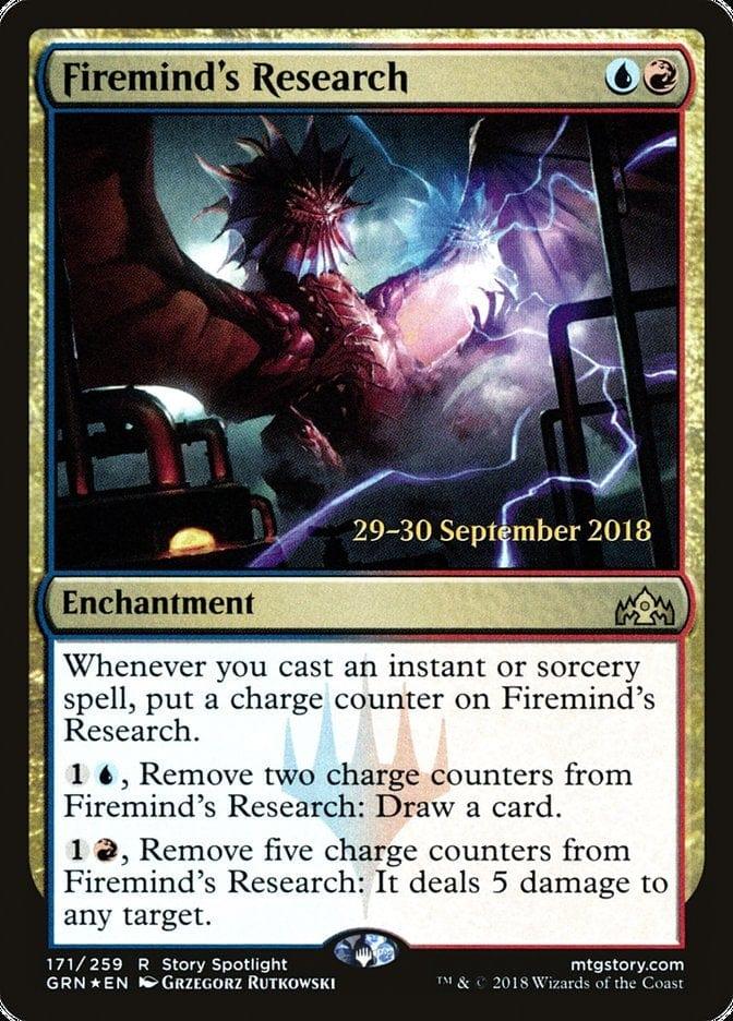 Magic: The Gathering MTG Single Firemind's Research  [Guilds of Ravnica Prerelease Promos]