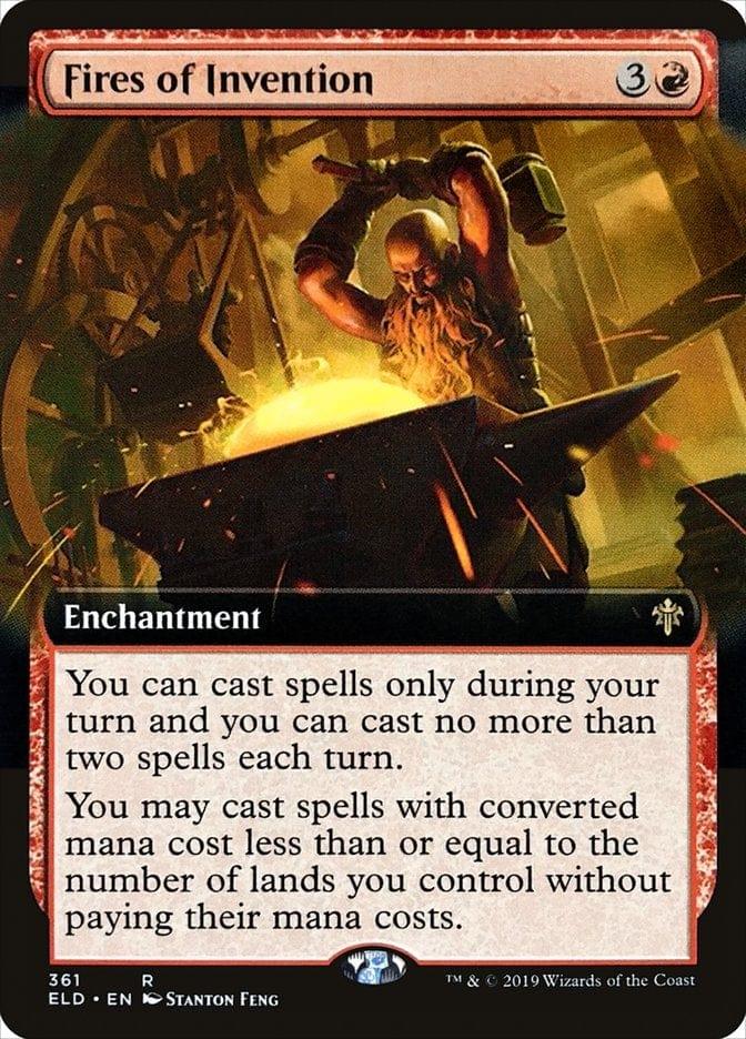 Magic: The Gathering MTG Single Fires of Invention (Extended) [Throne of Eldraine]