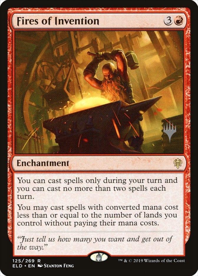 Magic: The Gathering MTG Single Fires of Invention (Promo Pack) [Throne of Eldraine Promos]