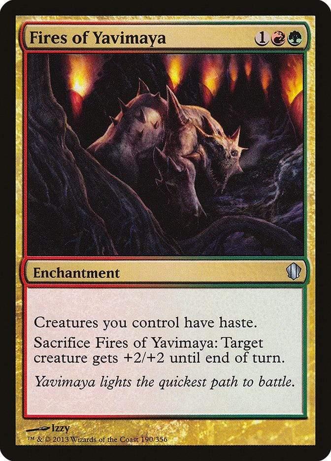 Magic: The Gathering MTG Single Fires of Yavimaya [Commander 2013]