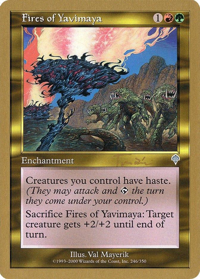 Magic: The Gathering MTG Single Fires of Yavimaya [World Championship Decks 2001]