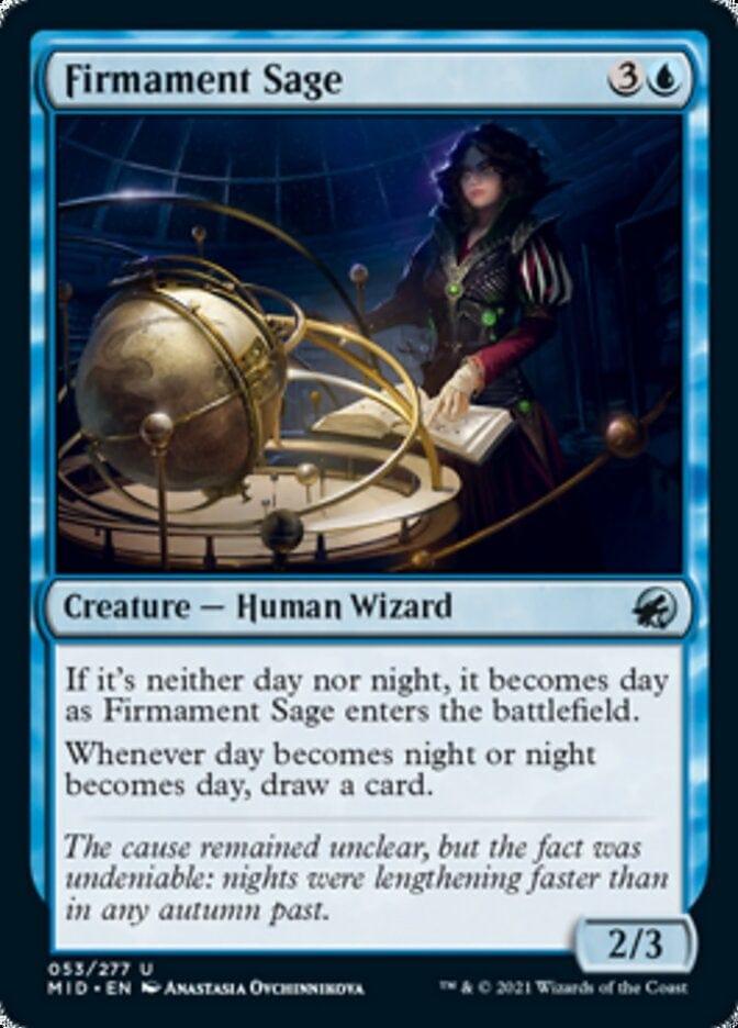 Magic: The Gathering MTG Single Firmament Sage [Innistrad: Midnight Hunt]