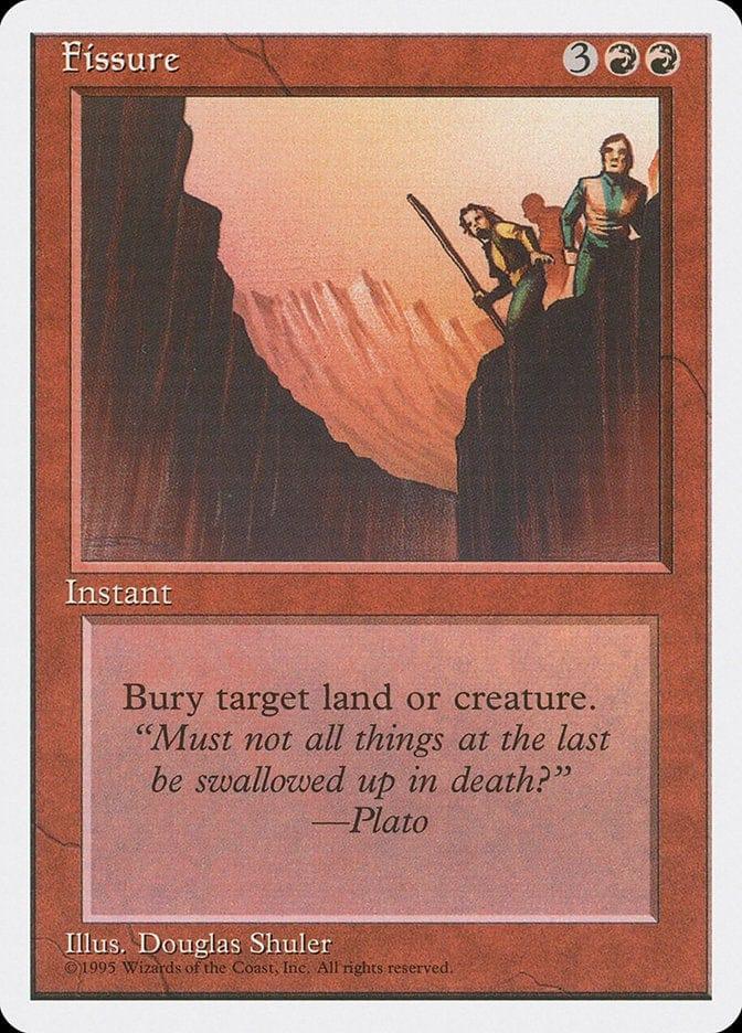 Magic: The Gathering MTG Single Fissure [Fourth Edition]