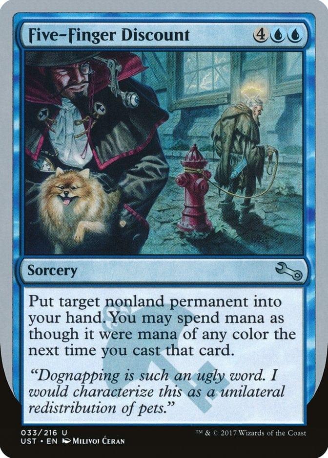 Magic: The Gathering MTG Single Five-Finger Discount [Unstable]