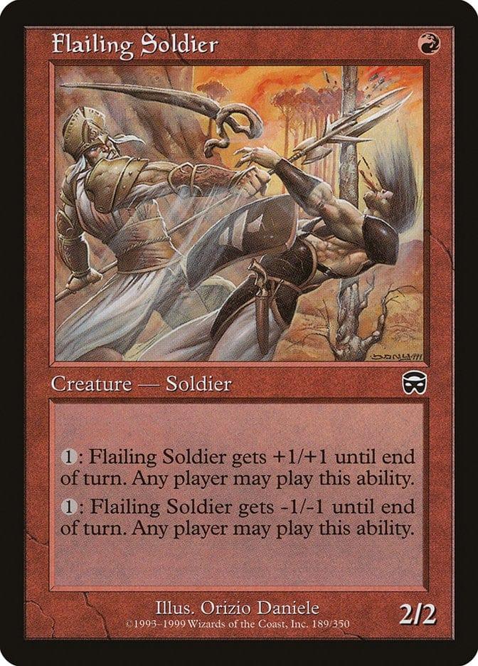 Magic: The Gathering MTG Single Flailing Soldier [Mercadian Masques]