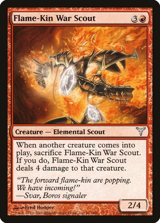 Magic: The Gathering MTG Single Flame-Kin War Scout [Dissension]