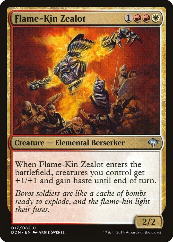 Magic: The Gathering MTG Single Flame-Kin Zealot [Duel Decks: Speed vs. Cunning]