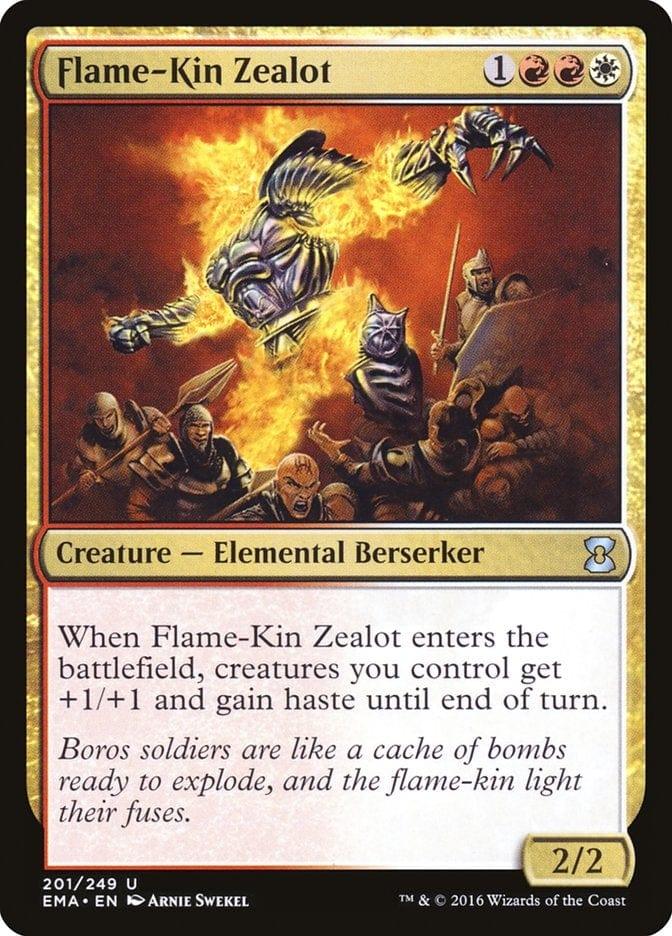 Magic: The Gathering MTG Single Flame-Kin Zealot [Eternal Masters]