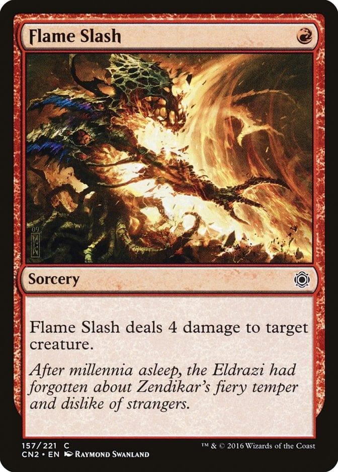 Magic: The Gathering MTG Single Flame Slash [Conspiracy: Take the Crown]