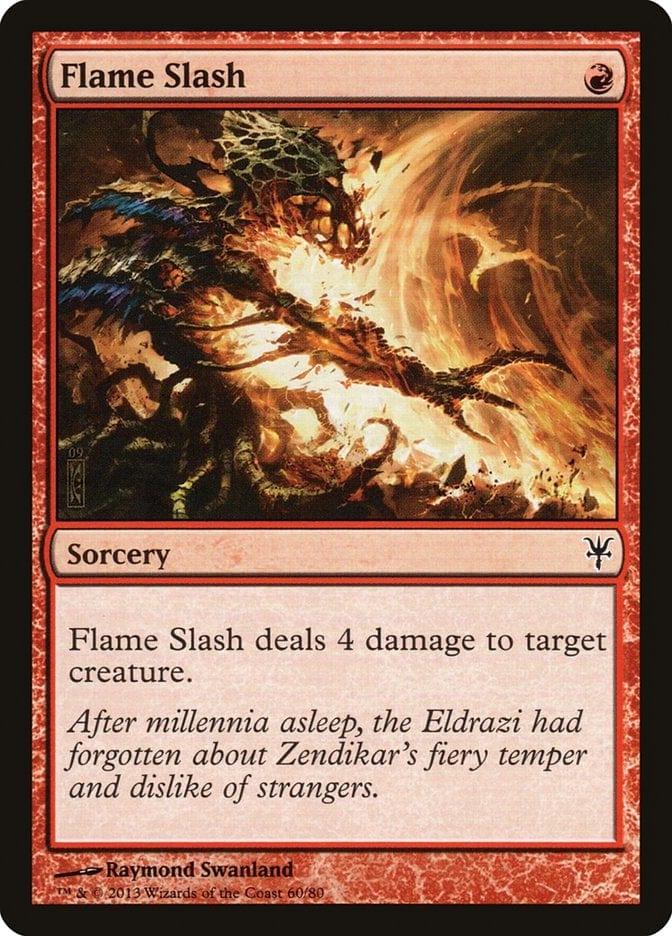 Magic: The Gathering MTG Single Flame Slash [Duel Decks: Sorin vs. Tibalt]