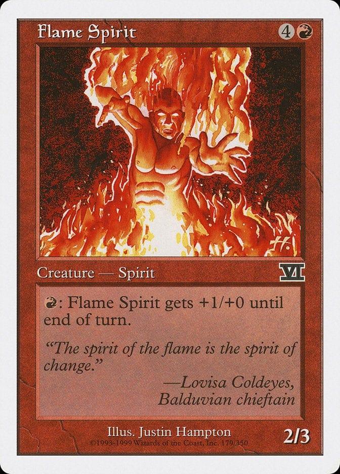 Magic: The Gathering MTG Single Flame Spirit [Classic Sixth Edition]