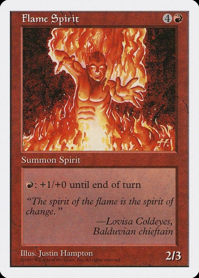 Magic: The Gathering MTG Single Flame Spirit [Fifth Edition]