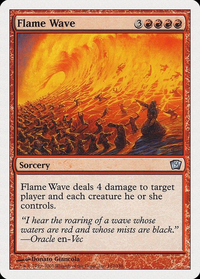 Magic: The Gathering MTG Single Flame Wave [Ninth Edition]