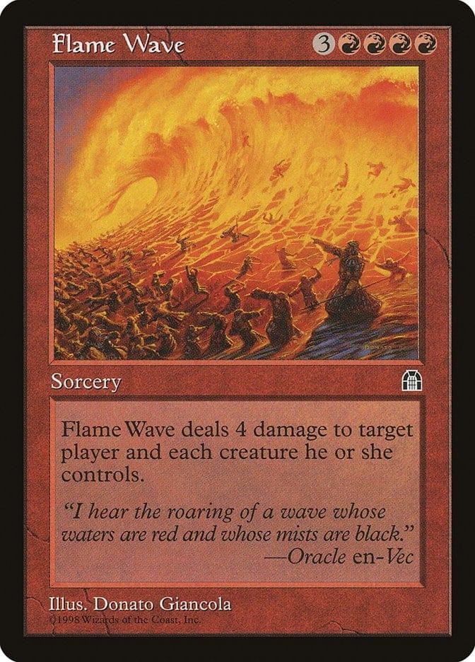 Magic: The Gathering MTG Single Flame Wave [Stronghold]