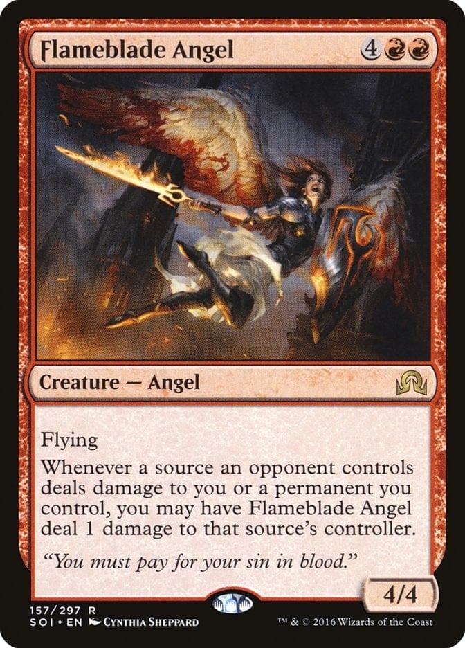 Magic: The Gathering MTG Single Flameblade Angel [Shadows over Innistrad]