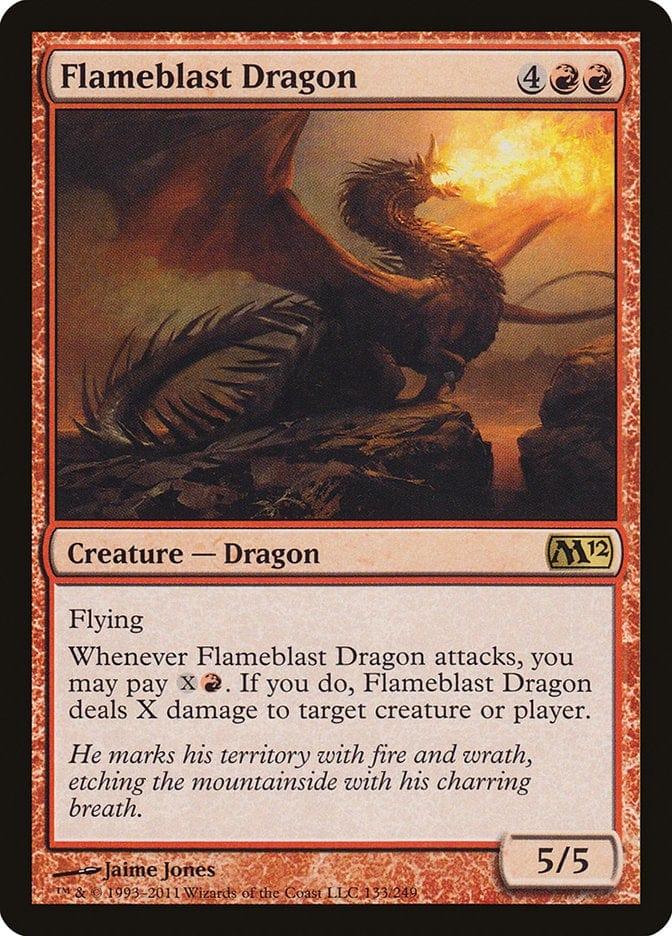 Magic: The Gathering MTG Single Flameblast Dragon [Magic 2012]
