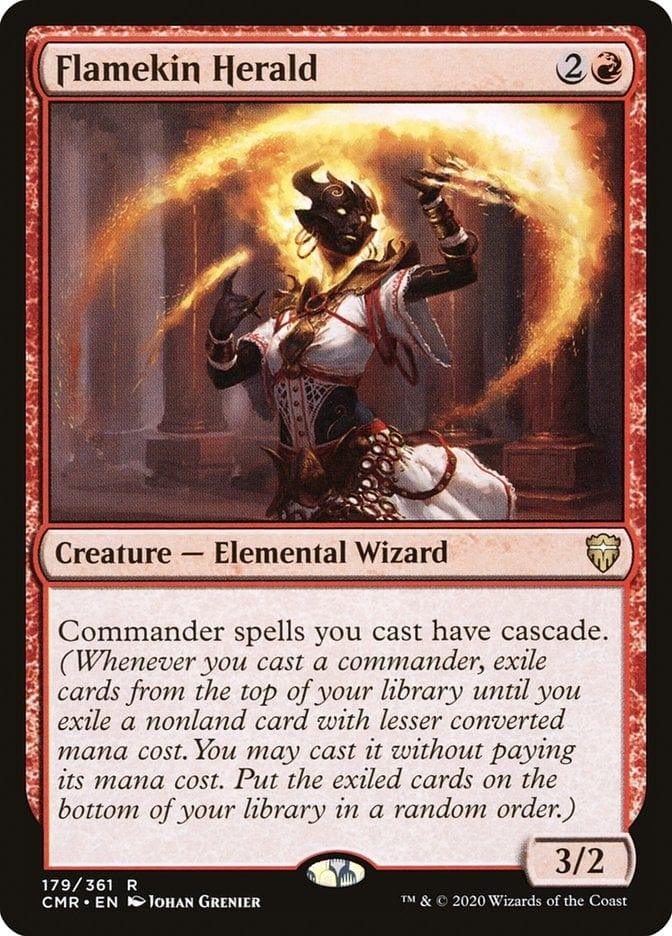 Magic: The Gathering MTG Single Flamekin Herald [Commander Legends]