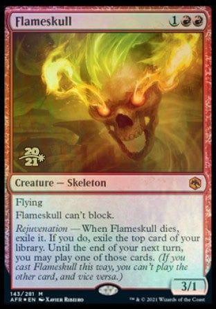 Magic: The Gathering MTG Single Flameskull [Dungeons & Dragons: Adventures in the Forgotten Realms Prerelease Promos]