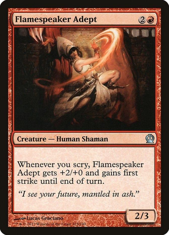 Magic: The Gathering MTG Single Flamespeaker Adept [Theros]