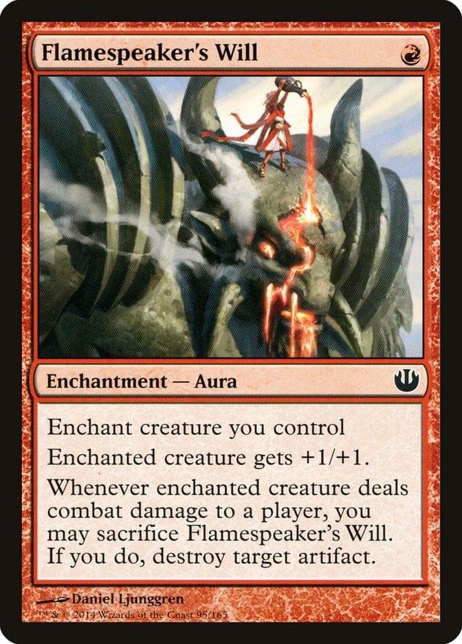 Magic: The Gathering MTG Single Flamespeaker's Will [Journey into Nyx]
