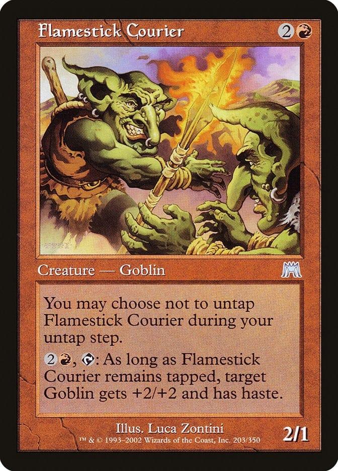 Magic: The Gathering MTG Single Flamestick Courier [Onslaught]