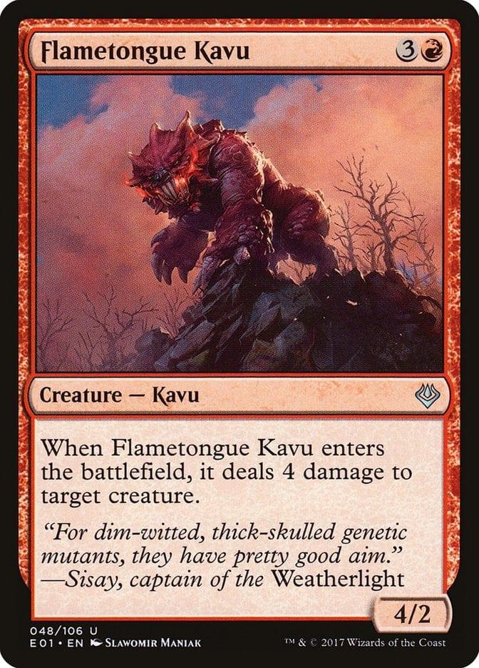 Magic: The Gathering MTG Single Flametongue Kavu [Archenemy: Nicol Bolas]