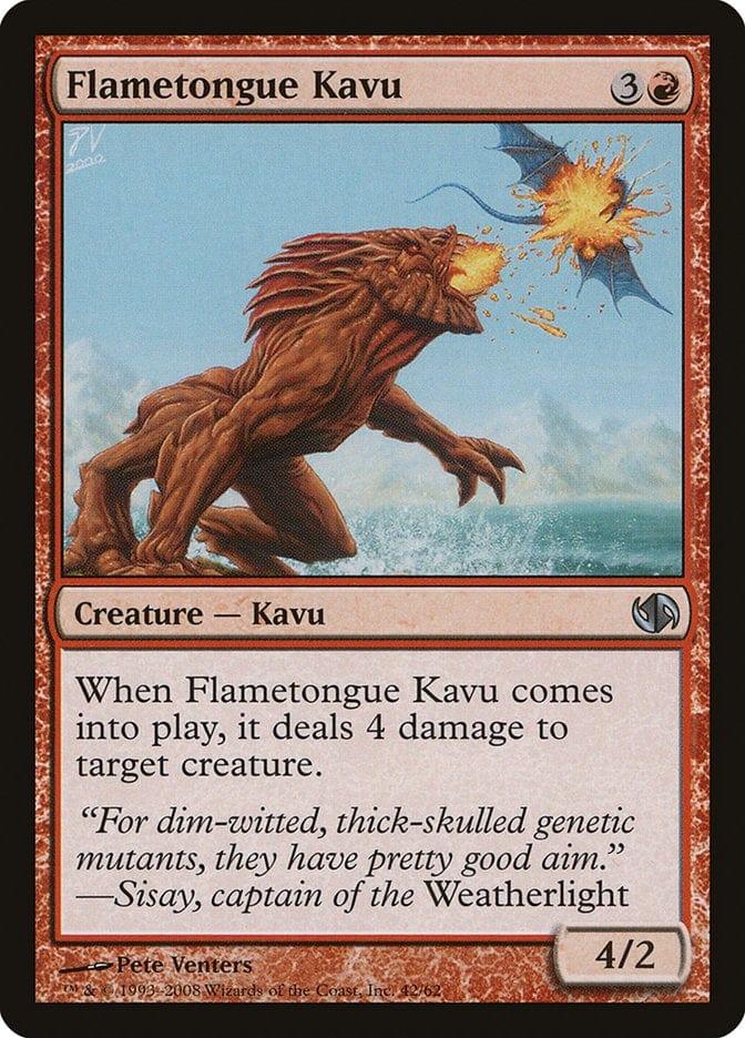 Magic: The Gathering MTG Single Flametongue Kavu [Duel Decks: Jace vs. Chandra]