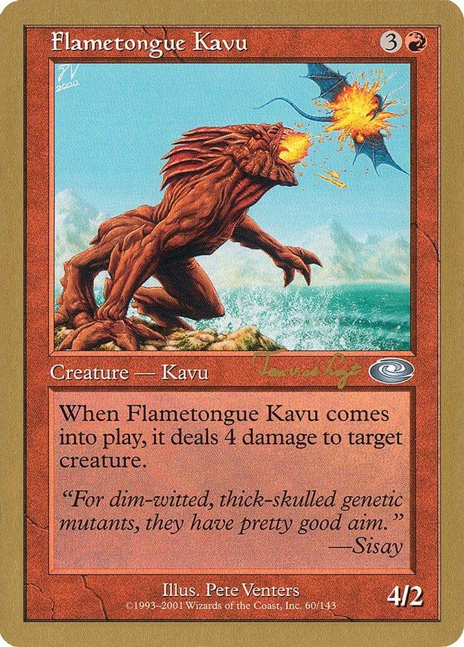 Magic: The Gathering MTG Single Flametongue Kavu [World Championship Decks 2001]