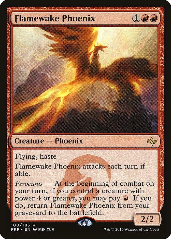 Magic: The Gathering MTG Single Flamewake Phoenix [Fate Reforged]