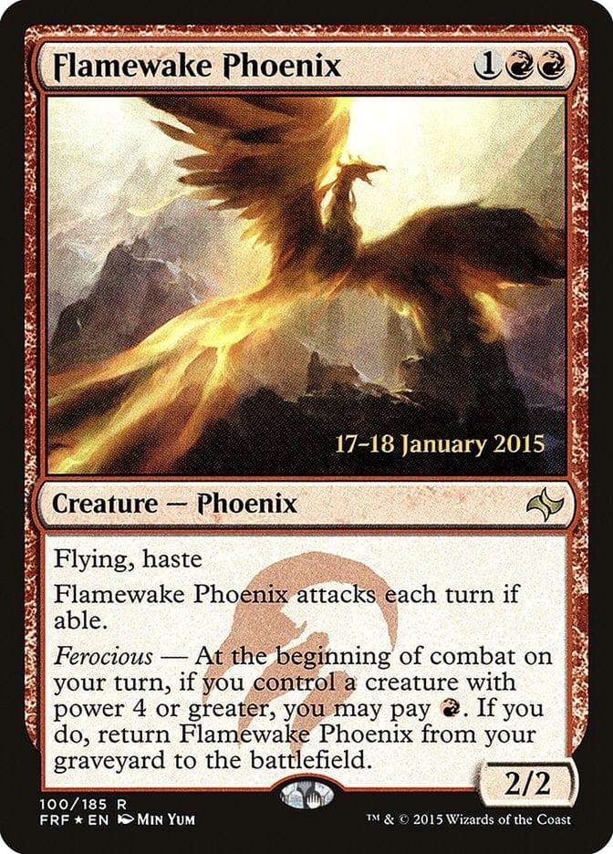 Magic: The Gathering MTG Single Flamewake Phoenix  [Fate Reforged Prerelease Promos]