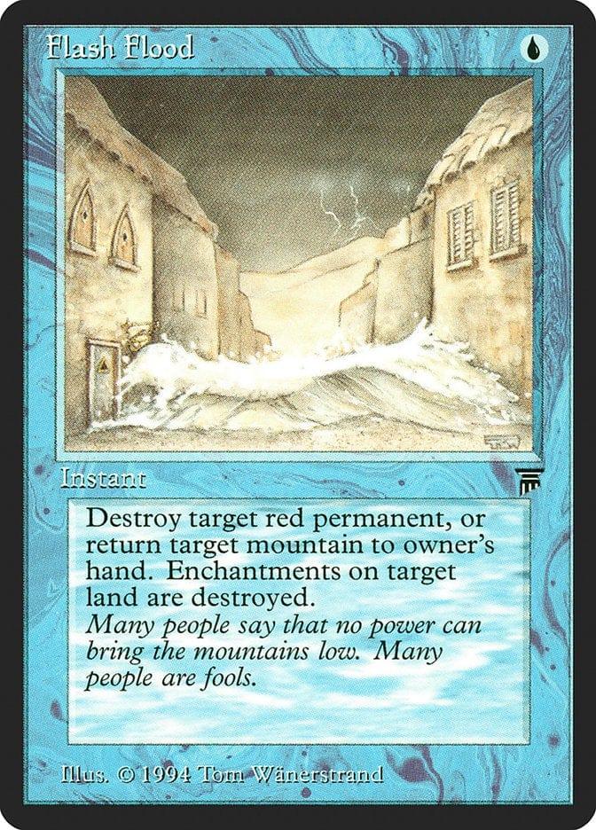 Magic: The Gathering MTG Single Flash Flood [Legends]