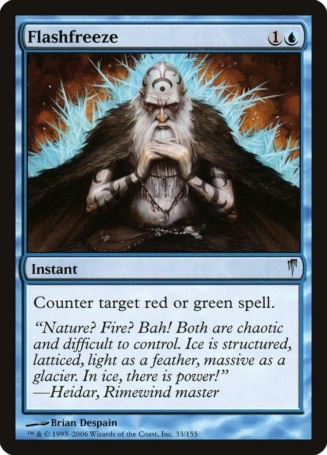 Magic: The Gathering MTG Single Flashfreeze [Coldsnap]