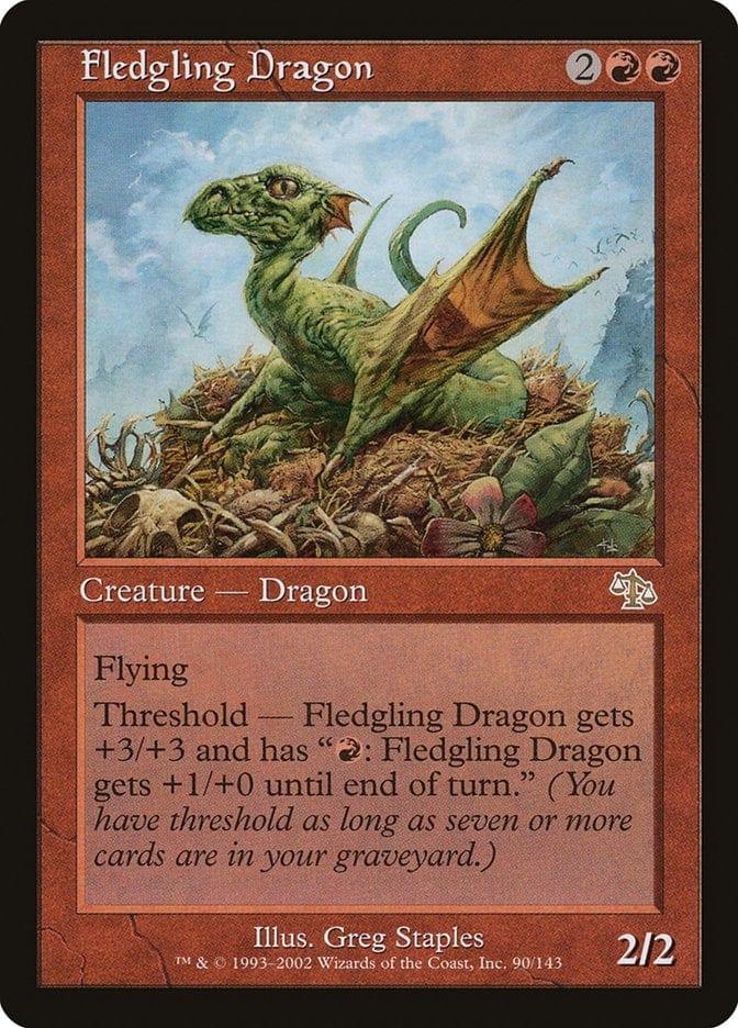 Magic: The Gathering MTG Single Fledgling Dragon [Judgment]