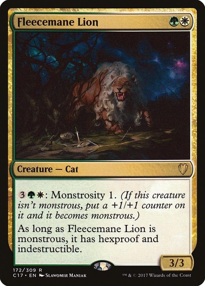 Magic: The Gathering MTG Single Fleecemane Lion [Commander 2017]