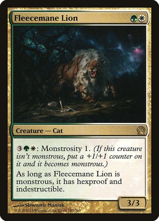 Magic: The Gathering MTG Single Fleecemane Lion [Theros]