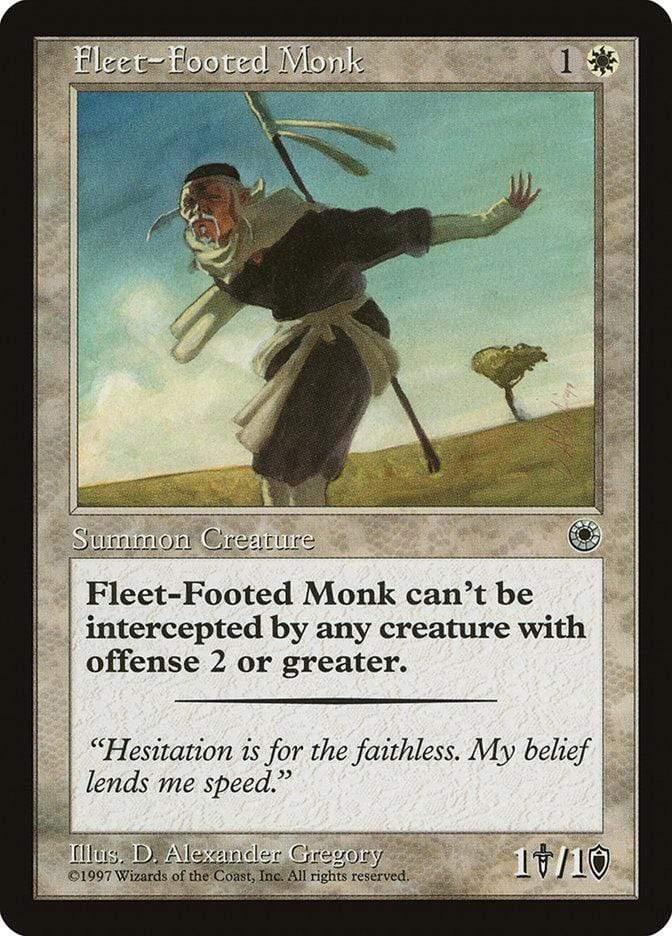Magic: The Gathering MTG Single Fleet-Footed Monk [Portal]