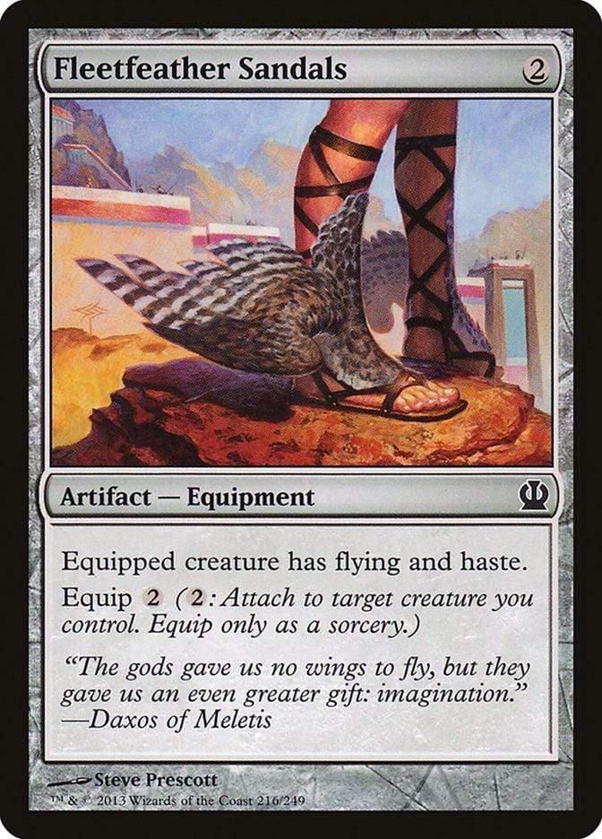 Magic: The Gathering MTG Single Fleetfeather Sandals [Theros]