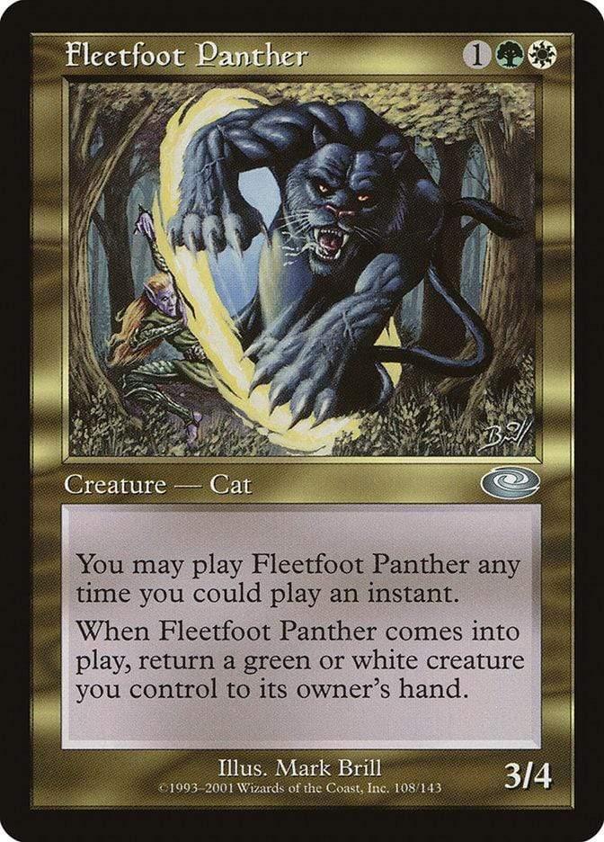 Magic: The Gathering MTG Single Fleetfoot Panther [Planeshift]