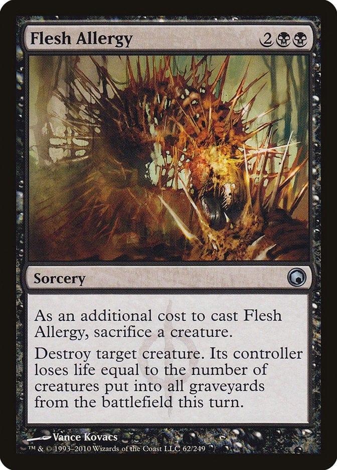 Magic: The Gathering MTG Single Flesh Allergy [Scars of Mirrodin]