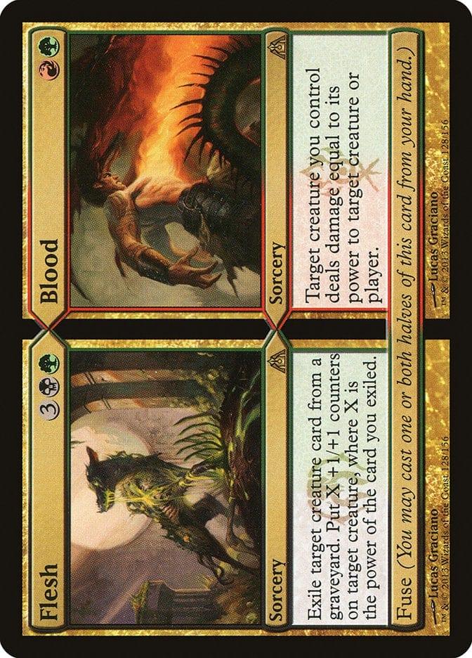 Magic: The Gathering MTG Single Flesh // Blood [Dragon's Maze]